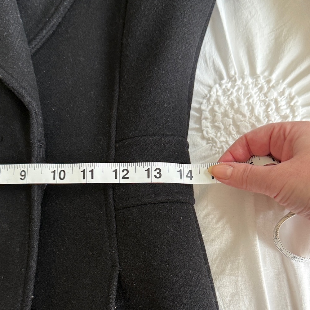 Reiss Black Coat - Picture 7 of 9